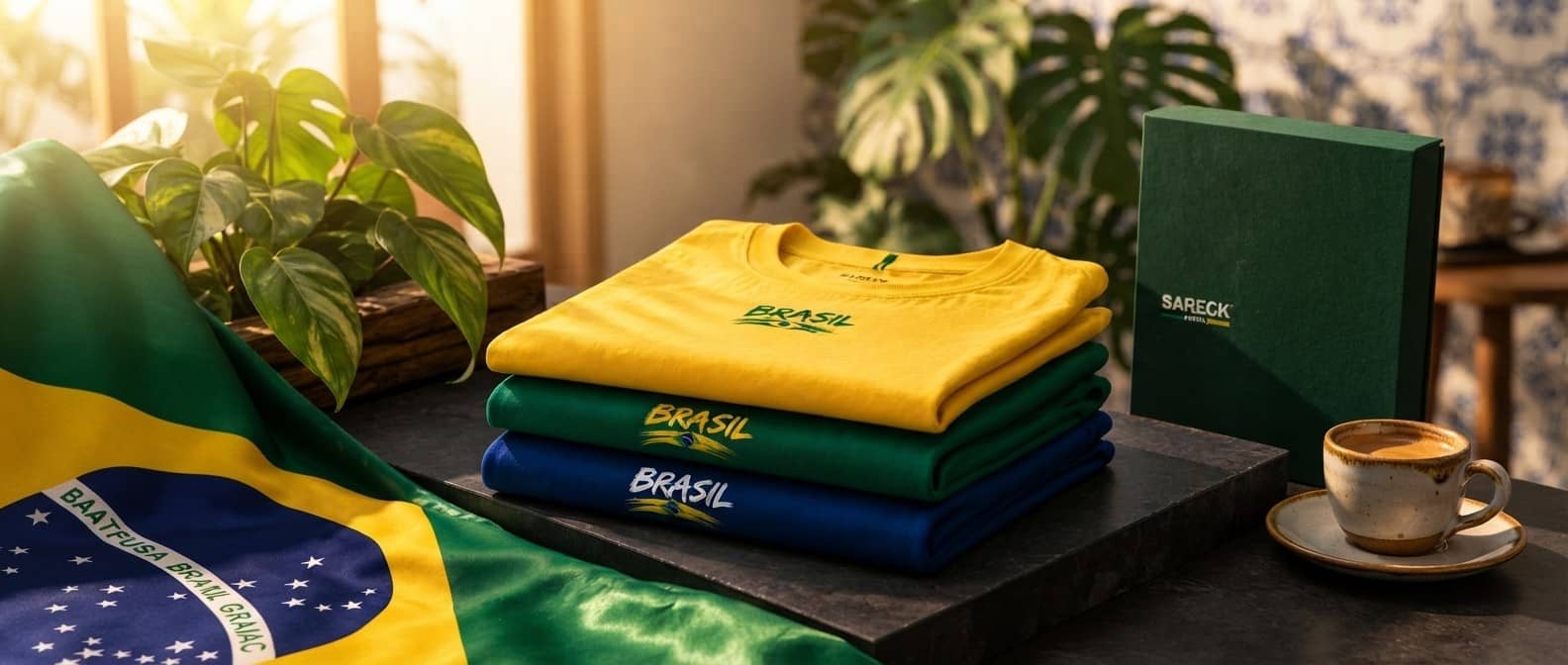 Camisetas Sareck Brasil coleção de camisetas premium