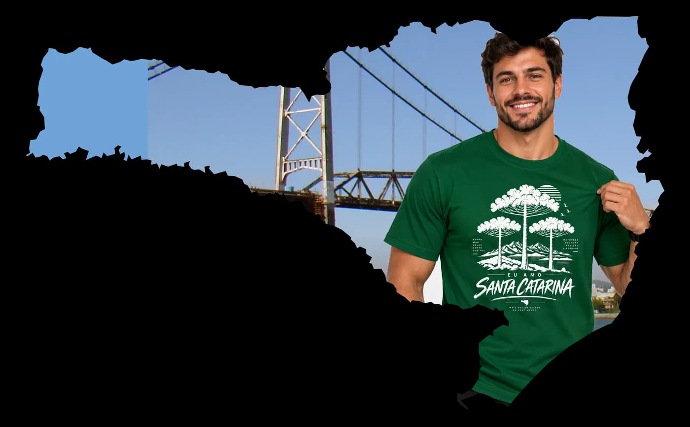 Camiseta Santa Catarina