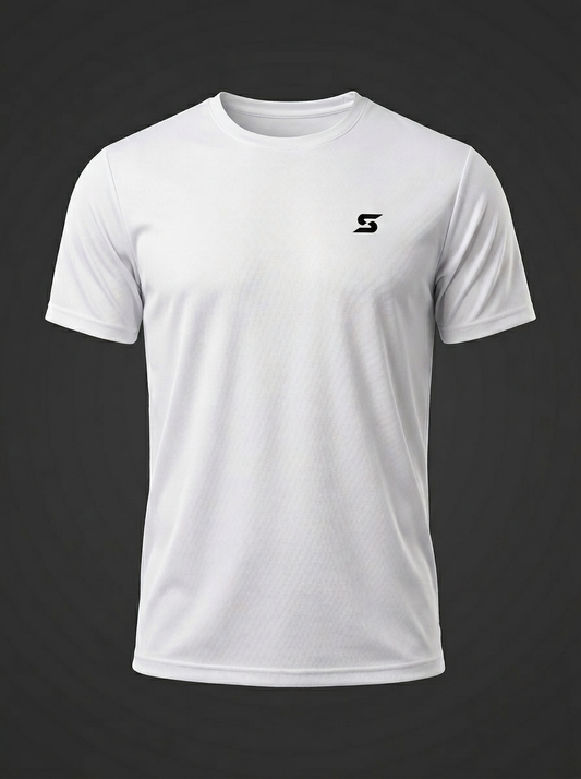Camiseta Dry Fit Branca Sareck